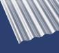 Preview: Lichtplatte Polycarbonat 76/18 Sinus 1,4 mm gerillt - klar - Die Elefantenplatte