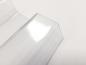 Preview: Lichtplatte Polycarbonat klar 1,0 mm - Spundwandprofil 76/18.