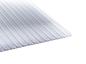 Preview: Freigestellte Stegplatte Polycarbonat 16 mm mit Fachwerkstruktur - klar - Breite 980 mm Preview: Freigestellte Stegplatte Polycarbonat 16 mm mit Fachwerkstruktur - klar - Breite 980 mm