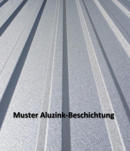 Muster einer Aluzinkbeschichtung