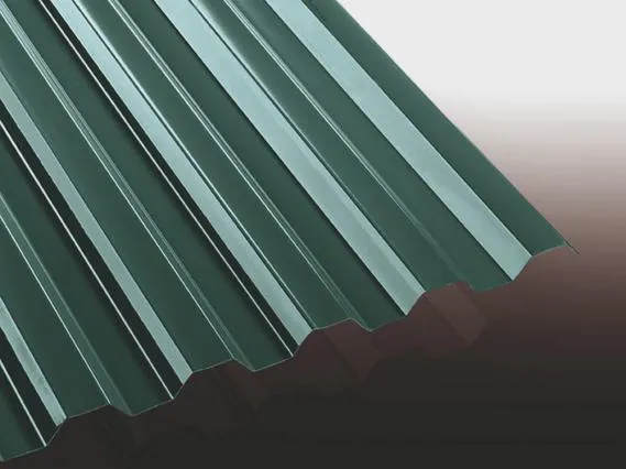 Trapezplatte Polycarbonat 1,0 mm 76/18 Dunkelgrün