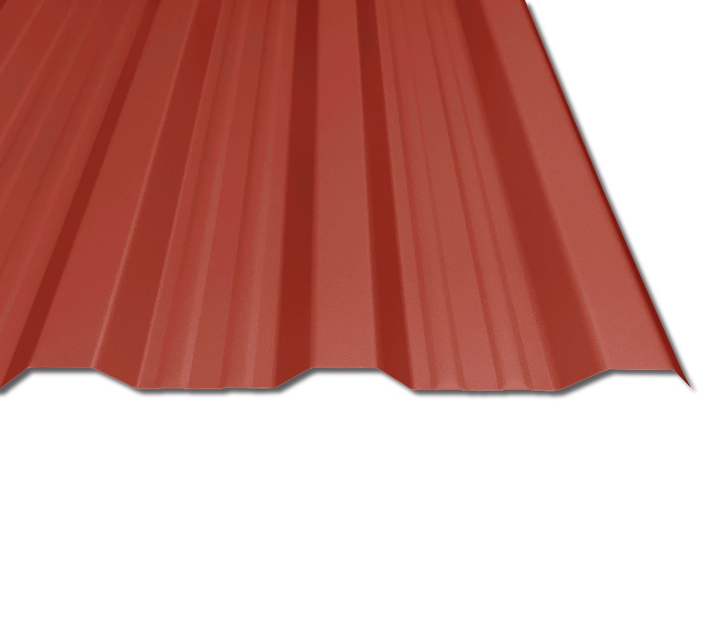 Ein Blickfang: kaufen Sie das Trapezblech T-18DR in der wunderschönen Sonderfarbe RAL3016 Korallenrot - hat bestimmt keiner in Ihrer Nachbarschaft! Ein Blickfang: kaufen Sie das Trapezblech T-18DR in der wunderschönen Sonderfarbe RAL3016 Korallenrot - hat bestimmt keiner in Ihrer Nachbarschaft!