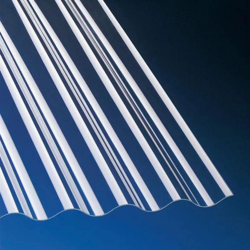 Polycarbonat Lichtplatten im Wellenprofil 76/18 Sinus. Dieses Material bietet eine hohe Lichtdurchlässigkeit von bis zu 90%! Polycarbonat Lichtplatten im Wellenprofil 76/18 Sinus. Dieses Material bietet eine hohe Lichtdurchlässigkeit von bis zu 90%!