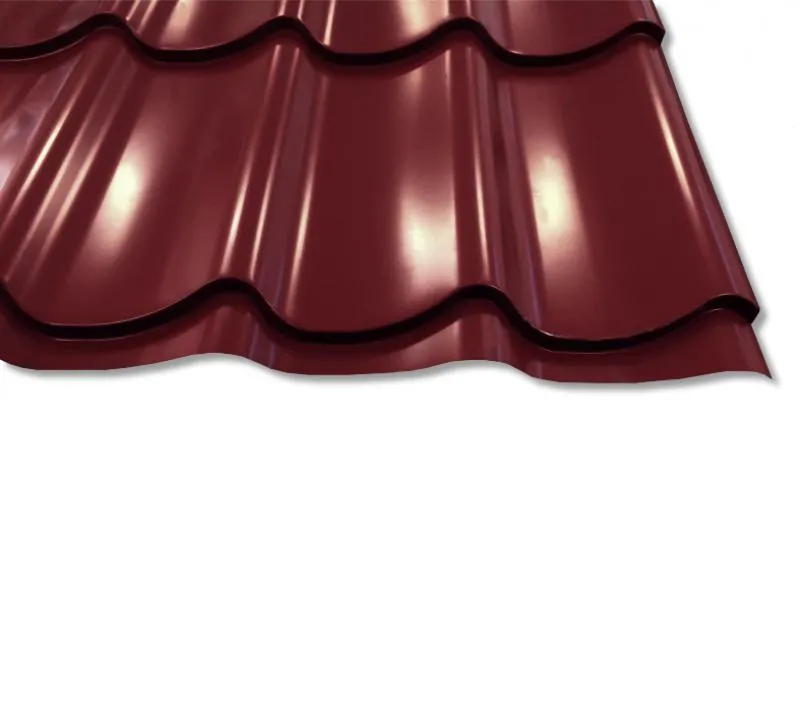 Pfannenblech Szafir® - RAL3005 Weinrot Pfannenblech Szafir® - RAL3005 Weinrot