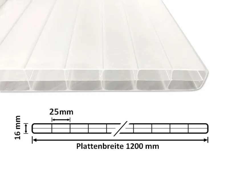 Stegplatte_Polycarbonat_OPAL_ECO_16mm_1200_mit_Querschnitt Stegplatte_Polycarbonat_OPAL_ECO_16mm_1200_mit_Querschnitt