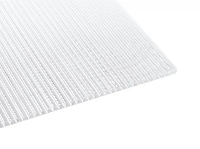 Stegplatte Polycarbonat 4,0 mm - klar - Breite 1050 mm Stegplatte Polycarbonat 4,0 mm - klar - Breite 1050 mm