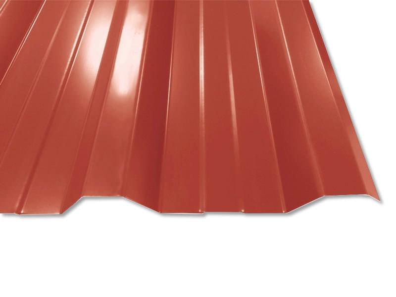 Ist das nicht eine schöne Farbe? Korallenrot (RAL3016) - Dieses Trapezblech würde sich ganz vorzüglich auf Ihrem Dach machen!