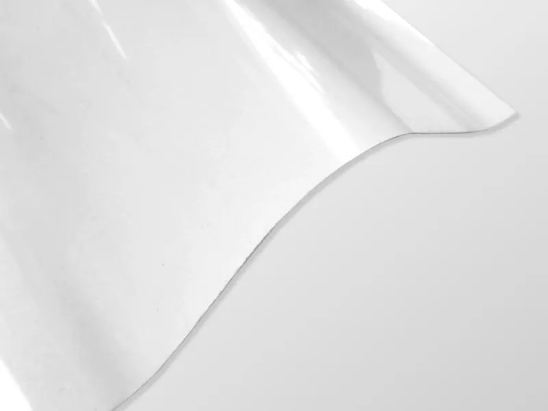 Wellplatte/Lichtplatte aus PVC im Wellprofil 155/51 - klar/bläulich