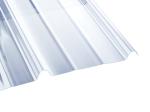 Lichtplatte PVC Siegener Profil 283/29 1,2 mm glatt - klar/bläulich