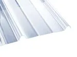 Lichtplatte PVC Siegener Profil 283/29 1,2 mm glatt - klar/bläulich