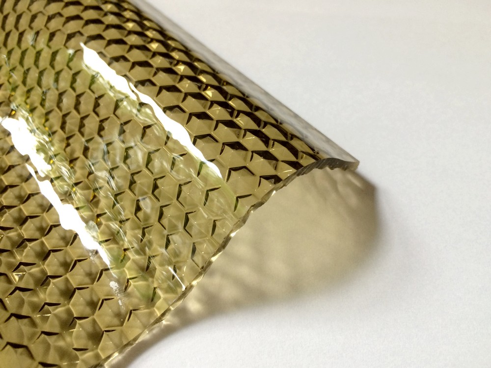 Lichtplatten Wellplatten Lichtplatte 3mm Acryl Wabe hagelfest 76/18