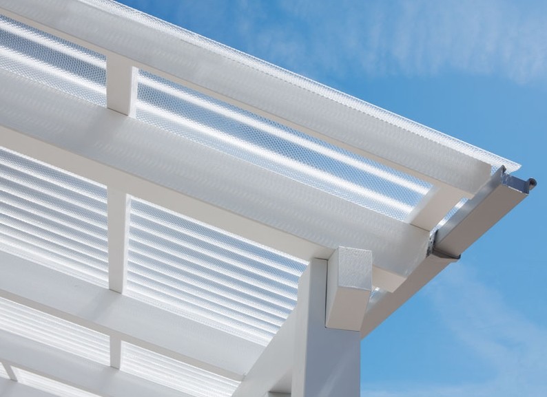 Lichtplatte Acryl 76/18 Wabenstruktur klar 3mm | Longhouse GmbH