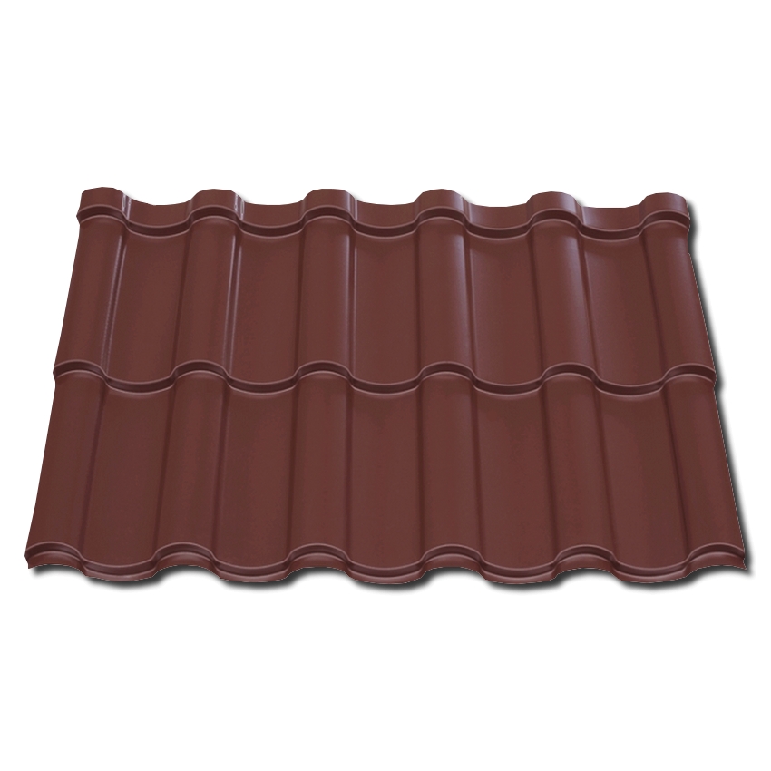 Material Stahl Farbe Rotbraun Beschichtung 25 /µm Trapezblech Profilblech Profil PS35//1035TRA Dachblech St/ärke 0,50 mm
